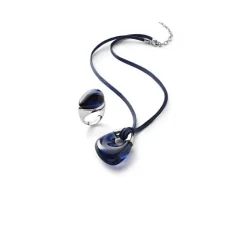 Discount Galea bague bleu nuit baccarat Bijoux|Bagues Cristal