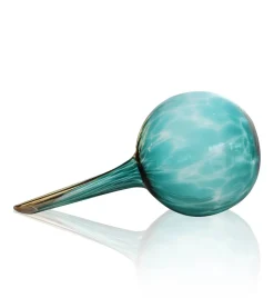 Globe d’arrosage turquoise en cristal de Lorraine Décoration|Fleurs Cristal