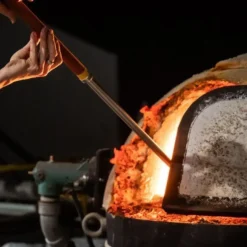 Globe d’arrosage turquoise en cristal de Lorraine Décoration|Fleurs Cristal