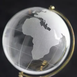 Outlet Globe terrestre cristal Décoration