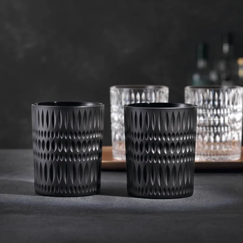 New Gobelet Ethno noir Nachtmann X2 Verre À Eau|Art De La Table
