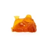 Hot Happy Buddha ambre Daum Editions D’Art|Éditions D’Art Cristal