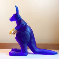 Kangourou Wally de Yves Henry Daum Animaux Cristal|Éditions D’Art Cristal