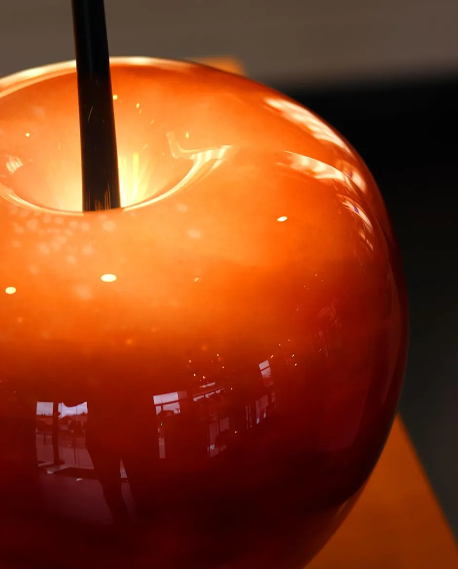 Hot Lampe cerise rouge cristal de Lorraine Luminaires|Lampes Cristal