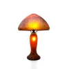 Outlet Lampe champignon pâte de verre rouge 7030 Luminaires|Lampes Pâte De Verre