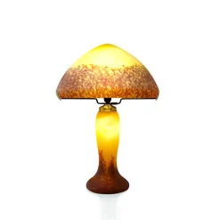 Sale Lampe champignon pâte de verre ivoire 7030 Luminaires|Lampes Cristal