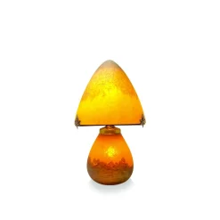 Clearance Lampe champignon pâte de verre retro 019 Lampes Pâte De Verre|Lampes Cristal