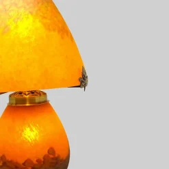 Clearance Lampe champignon pâte de verre retro 019 Lampes Pâte De Verre|Lampes Cristal