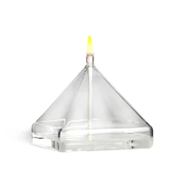 Discount Lampe huile pyramide verre Coupes, Coupelles Et Photophores|Lampes Cristal