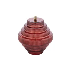 Discount Lampe huile Twin rouge Coupes, Coupelles Et Photophores|Lampes Cristal