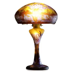 Lampe pâte de verre art nouveau – b Lampes Cristal|Luminaires