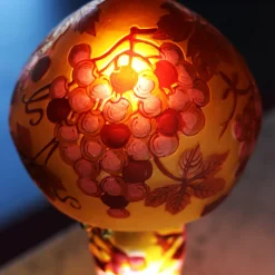 Discount Lampe pâte de verre art nouveau n°2 Tip Gallé Luminaires|Lampes Pâte De Verre