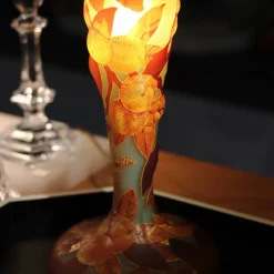 Lampe pâte de verre art nouveau – i Tip Gallé Lampes Pâte De Verre|Lampes Cristal