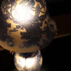 New Lampe pâte de verre art nouveau n°3 Tip Gallé Luminaires|Lampes Pâte De Verre