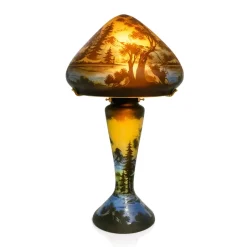 New Lampe pâte de verre tip gallé N°21 Luminaires|Lampes Pâte De Verre