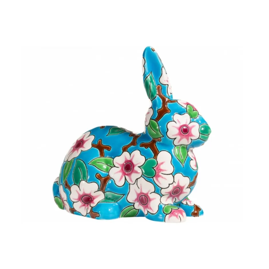 Outlet Lapin Apple Blossom Émaux de Longwy Animaux Cristal|Faïence De Longwy