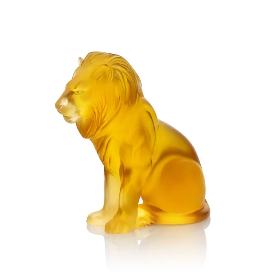 Sale Lion bamara lalique Bestiaire|Animaux Cristal