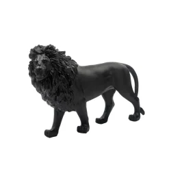 Lion sand noir daum Bestiaire|Éditions D’Art Cristal