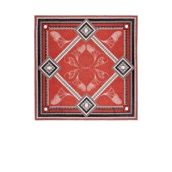 Sale Louxor carre twill de soie baccarat Foulards Baccarat