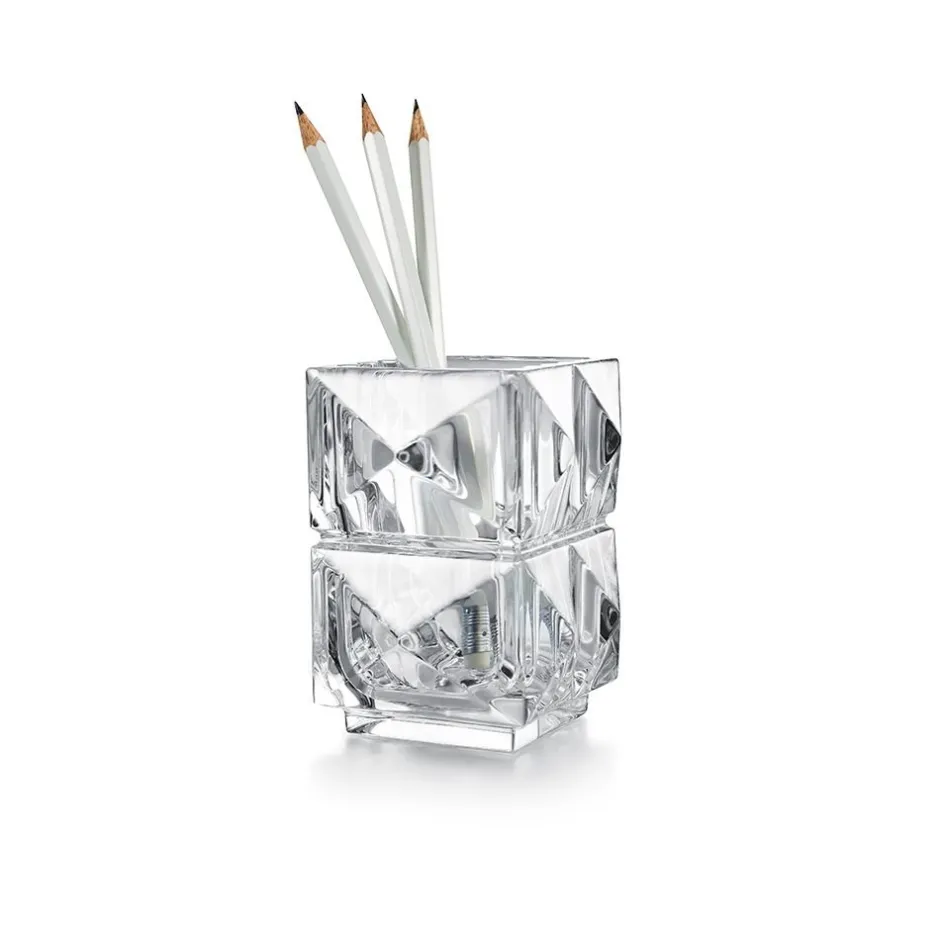 Sale Louxor porte-crayon Baccarat Vases Cristal Clair|Vide-Poches Cristal