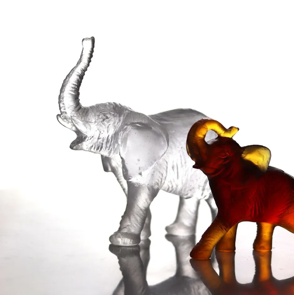 Best Éléphant blanc mm j.f leroy daum Bestiaire|Animaux Cristal