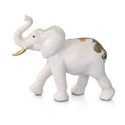 Online Éléphant chargeant Multant Émaux de Longwy Faïence De Longwy|Animaux