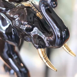 Online Éléphant chargeant Multant Émaux de Longwy Faïence De Longwy|Animaux