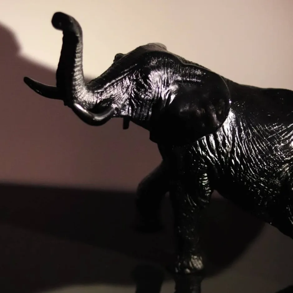 Best Éléphant noir j.f leroy Daum Bestiaire|Animaux Cristal