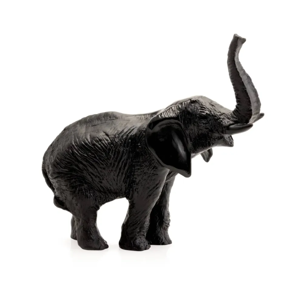Sale Éléphant noir mm j.f leroy daum Animaux Cristal|Bestiaire