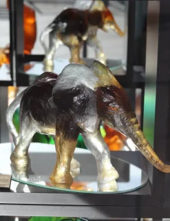 Sale Éléphant Savana MM de Isabelle Carabantes Daum Bestiaire|Animaux Cristal