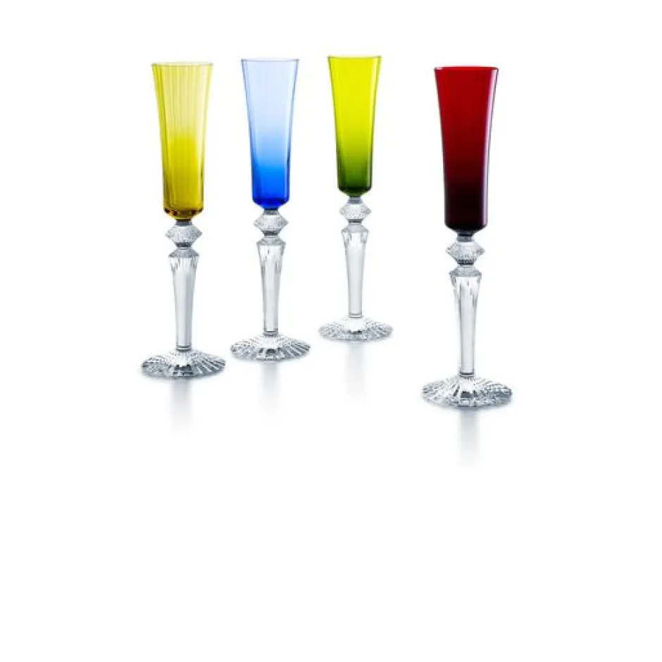 Hot Mille nuits couleurs set x4 Verre En Cristal Taillé|Coffrets Verres Cristal
