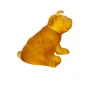 New Mini chien ambre daum Bestiaire|Figurines Miniature Cristal