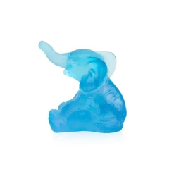 Sale Mini éléphant Daum Bestiaire|Figurines Miniature Cristal