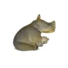 Mini rhinocéros gris daum Bestiaire|Figurines Miniature Cristal