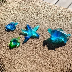 Clearance Mini tortue de mer verte Daum Figurines Miniature Cristal|Animaux Cristal