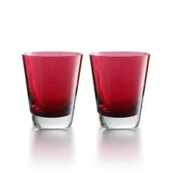 Sale Mosaïque – gobelet rouge x2 baccarat Art De La Table|Coffrets Verres Cristal