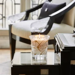 Best Océans « édition or », bougie parfumée cristal lalique Coupes, Coupelles Et Photophores|Bougies Lalique