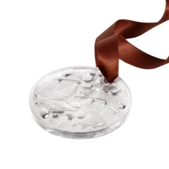 Hot Ornement de noël 2021, merles et raisins lalique Sculptures Et Figurines|Ornements Cristal