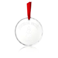 New Ornement de Noël cristal Joyeux Noël 2025 Décoration|Ornements Cristal