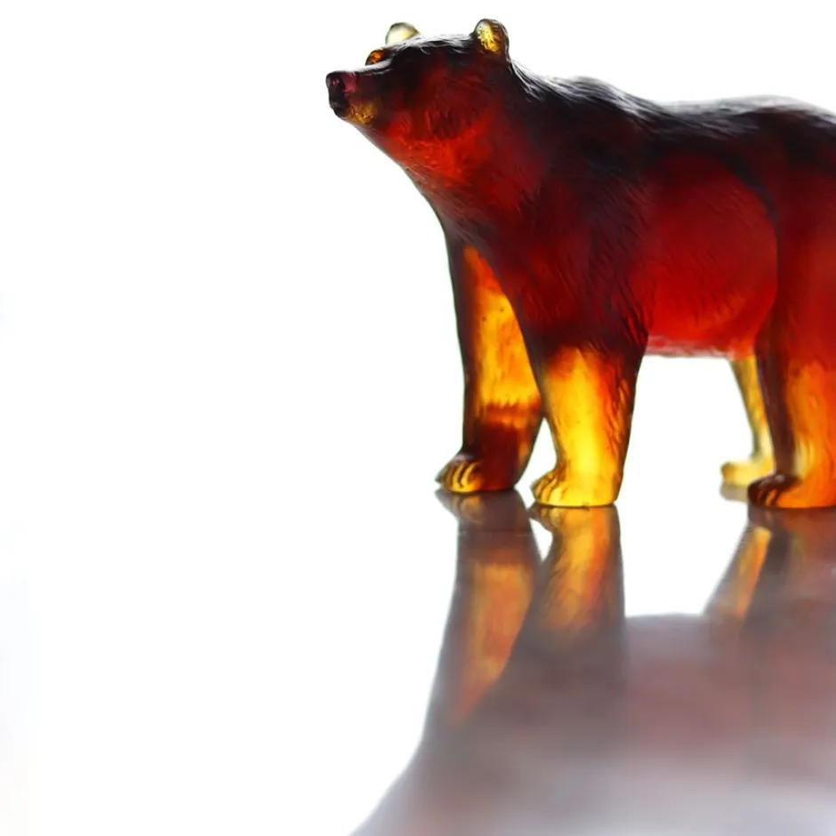 Outlet Ours ambre daum Bestiaire|Animaux Cristal