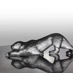 Hot Panthère zeila grise lalique Sculptures Et Figurines|Bestiaire