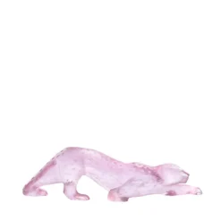Discount Panthère zeila rose gm Lalique Bestiaire|Animaux Cristal