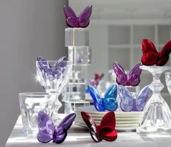 Sale Papillon porte-bonheur baccarat Bestiaire|Décoration
