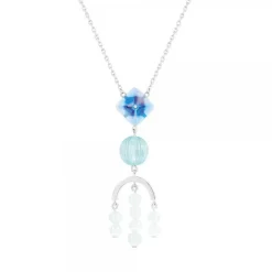 Sale Pendentif long bleu charmante Bijoux|Pendentifs Cristal