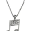 Outlet Pendentif note music cristaux swarovski® Pendentifs Cristal|Pendentifs