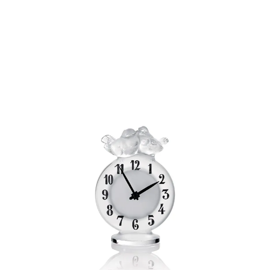 Clearance Pendulette antoinette lalique Sculptures Et Figurines|Pendulettes Cristal