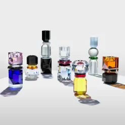 Hot Photophore Dakota ambre noir Reflections Copenhagen Bougeoir|Coupes, Coupelles Et Photophores