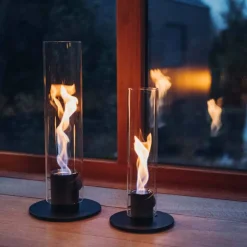 Photophore feu de table spin 900 intérieur et extérieur Coupes, Coupelles Et Photophores|Lampes Cristal