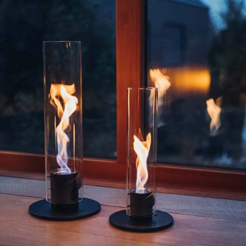 Sale Photophore feu de table spin 1200 intérieur et extérieur Coupes, Coupelles Et Photophores|Lampes Cristal