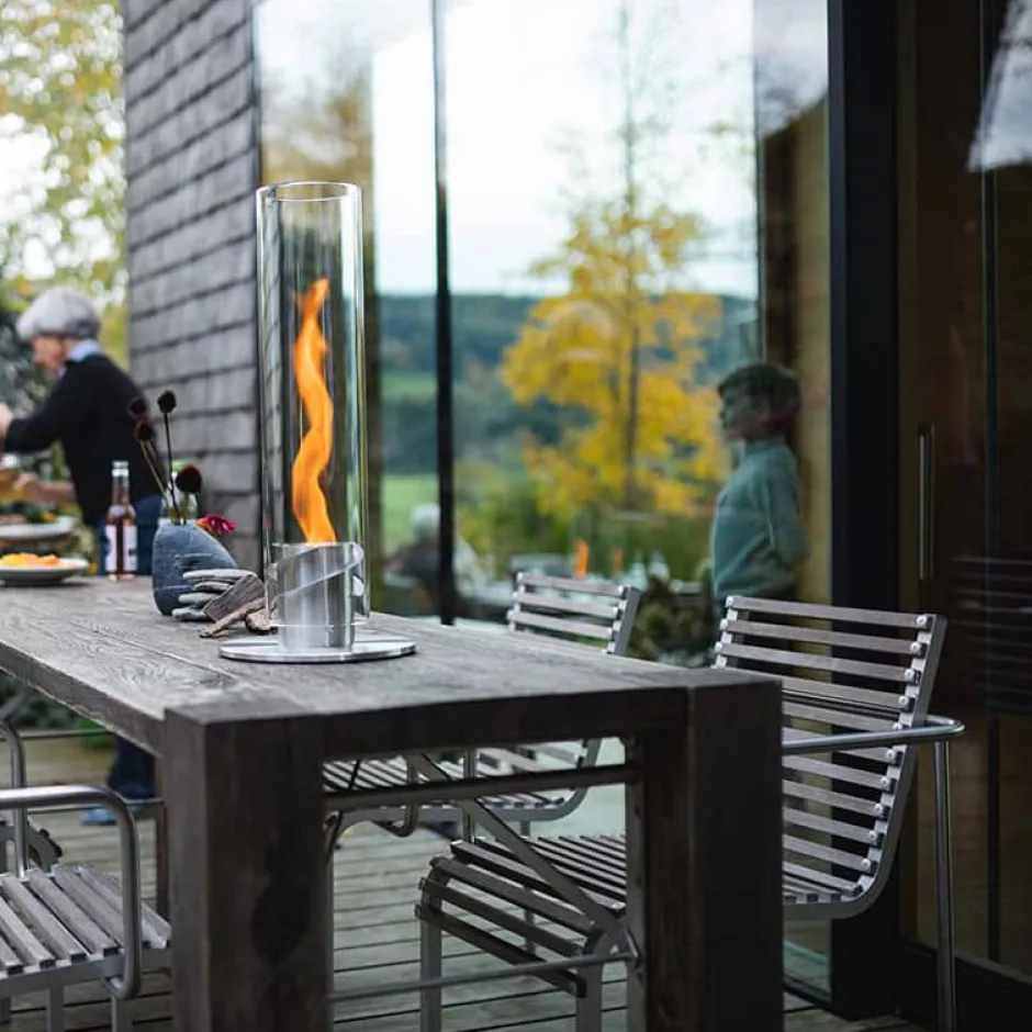 Sale Photophore feu de table spin 1200 intérieur et extérieur Coupes, Coupelles Et Photophores|Lampes Cristal